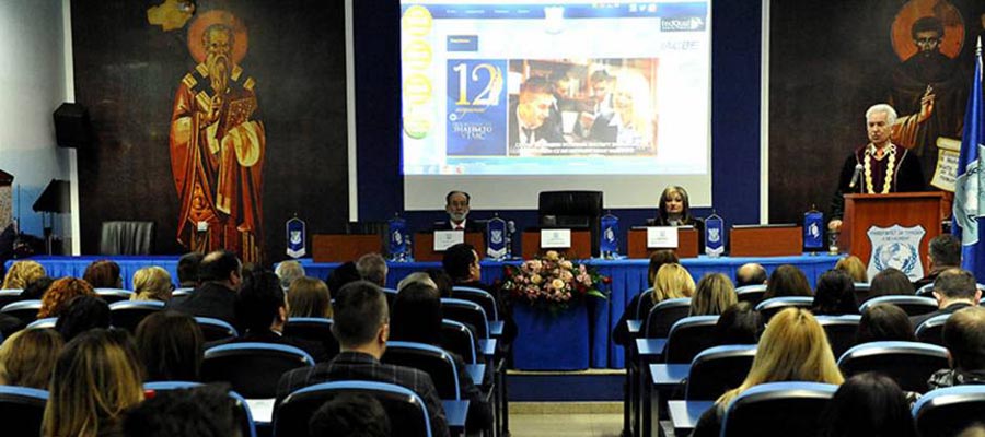 MEETING OF THE HEAD OF THE MASTER STUDIES OF UTMS, PROF. ALEKSANANDRA STOILKOVSKA, WITH STUDENTS OF SECOND CYCLE STUDIES