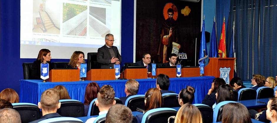 AT UTMS LECTOR HELD MR. JOVAN GRKOV, HONORARY DOCTOR OF SCIENCE AT UTMS, OWNER OF THE COMPANY "URBAN INVEST"