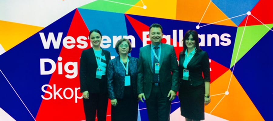 REPRESENTATIVES FROM UTMS OF THE WESTERN BALKAN DIGITAL SUMMIT 2018