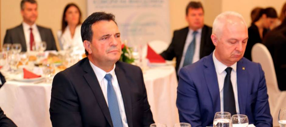 REPRESENTATIVES FROM UTMS ON BUSINESS BREAKFAST WITH THE PRESIDENT OF THE GOVERNMENT OF THE REPUBLIC OF MACEDONIA