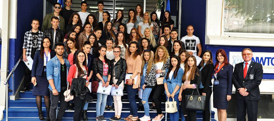 GRADUATES OF SECONDARY SCHOOLS IN STRUMICA VISIT UTMS 