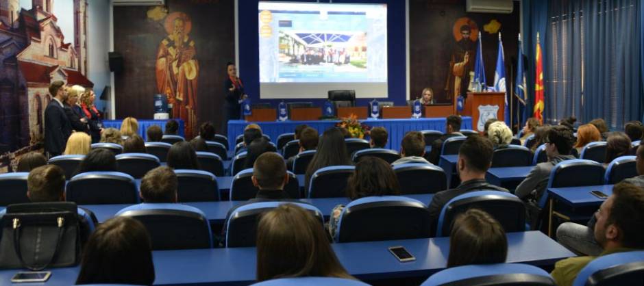 GRADUATES FROM THE HIGH SCHOOL “J. B. TITO" AND “TAKI DASKALO" FROM BITOLA VISIT UTMS 
