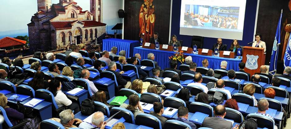 ON UTMS WAS HELD THE 5TH SESSION OF THE ASSEMBLY AND ONE-DAY SEMINAR FOR THE MEMBERS OF THE ASSOCIATION OF GEOGRAPHY PROFESSORS OF MACEDONIA "PROF. LJUBE MILENKOVSKI '' - SKOPJE 