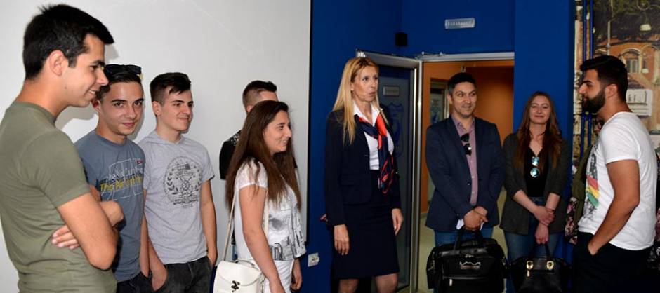 GRADUATES FROM THE HIGH SCHOOL “LAZAR TANEV” FROM SKOPJE VISIT UTMS