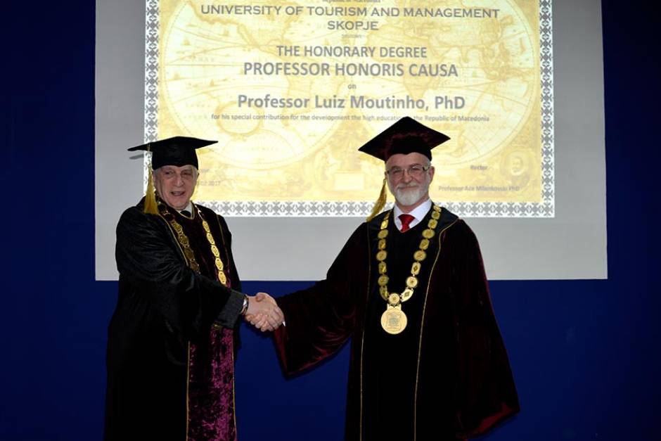 THE PROFESSOR LUIZ MOUTINHO DECLARED FOR PROFESSOR HONORIS CAUSA ON UTMS