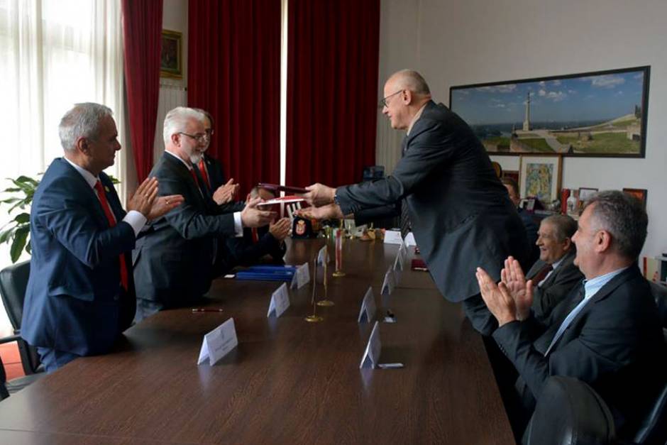 UTMS DELEGATION VISITED THE UNIVERSITY "SINGIDUNUM" IN BELGRADE