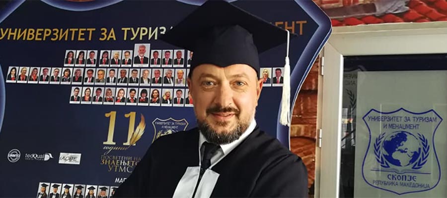 GJOKO TANESKI BECAME A MASTER OF SCIENCE 