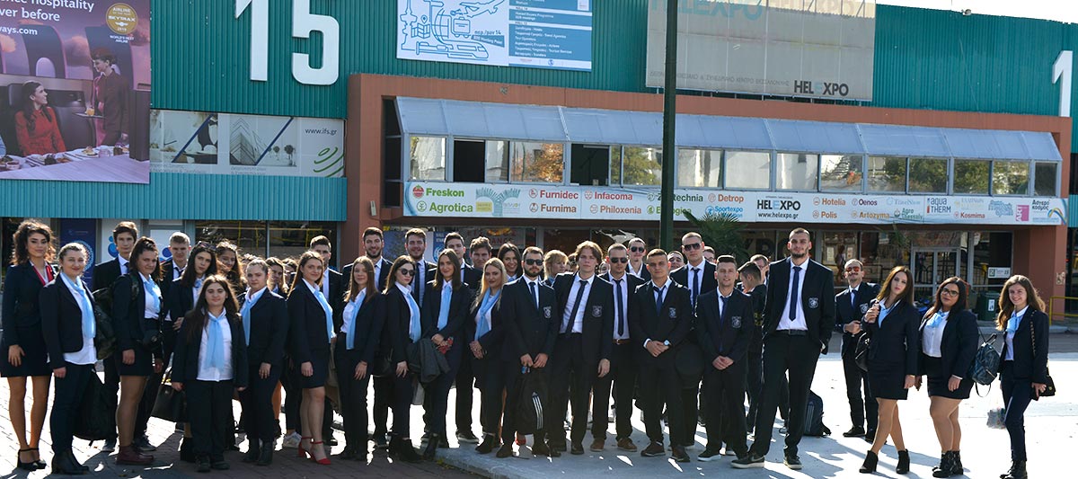 STUDENTS FROM UTMS TO A TEACHING-SCIENTIFIC PRACTICE AT THE "PHILOXENIA" TOURISM FAIR IN SOLUN