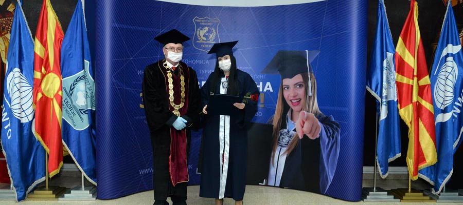  AWARDING DIPLOMAS TO THE STUDENTS FROM THE FACULTY OF ECONOMICS