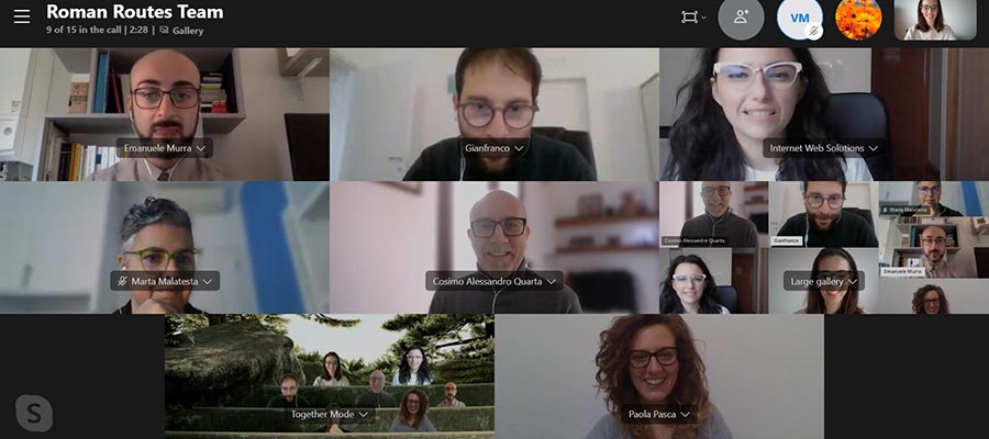 UNIVERSITY OF TOURISM AND MANAGEMENT PARTICIPATED IN THE ALL ROUTES LEAD TO ROME ONLINE MEETING ON 24TH MARCH 2021