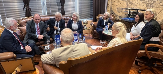 VISIT OF THE AUSTIAN AMBASSADOR H.E. MARTIN PAMER OF THE UNIVERSITY OF SKOPJE