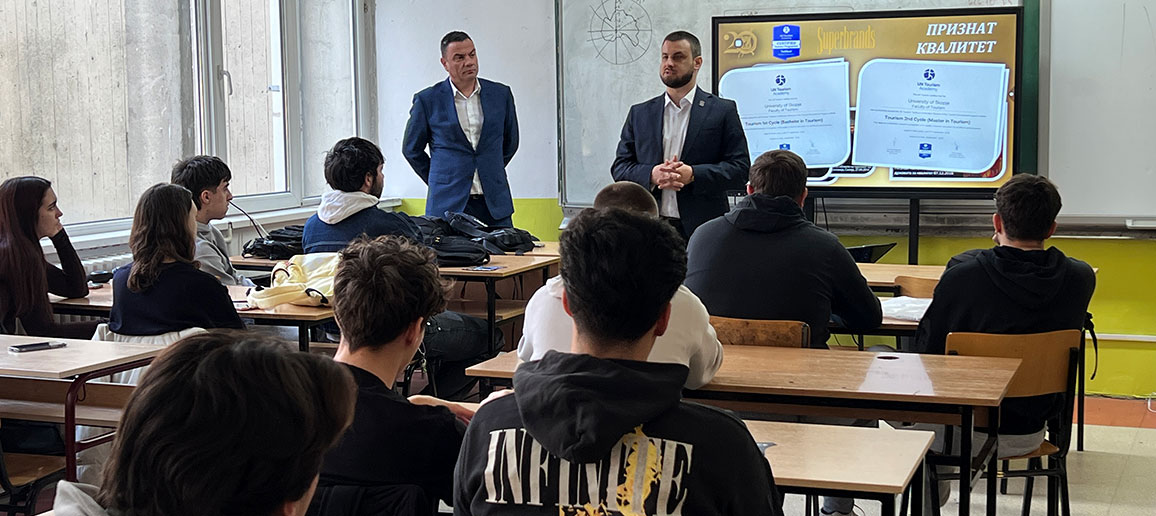 ТИМОТ НА УНИВЕРЗИТЕТ СКОПЈЕ ДЕНЕСКА ОСТВАРИ ПОСЕТА НА СУГС „НИКОЛА КАРЕВ“